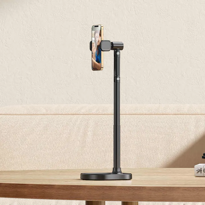 مثبت هاتف FEIXIANG X66F للبث المباشر ، . FEIXIANG X66F Phone Stabilizer for Live Streaming, Cold Shoe and Invisible Base, 28-inch Adjustable Height