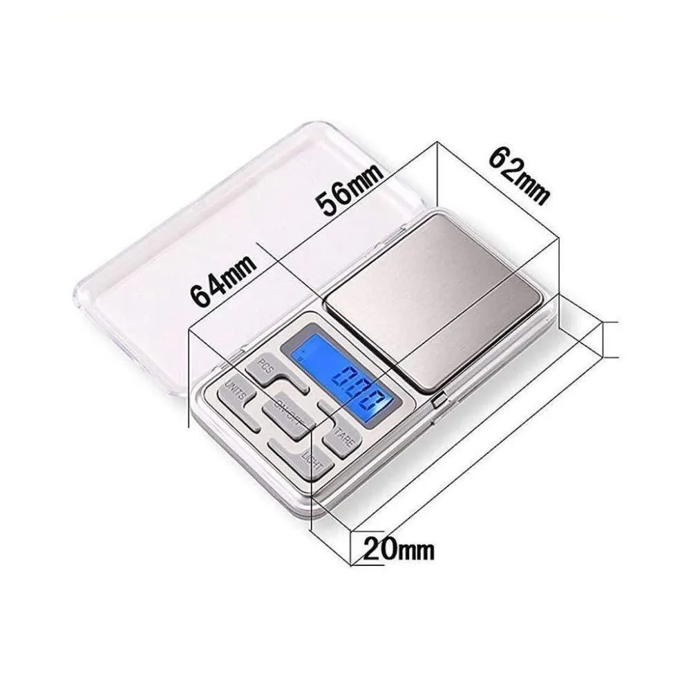 0643 Multipurpose (MH-200) LCD Screen Digital Electronic Portable Mini Pocket Scale(Weighing Scale), 200g