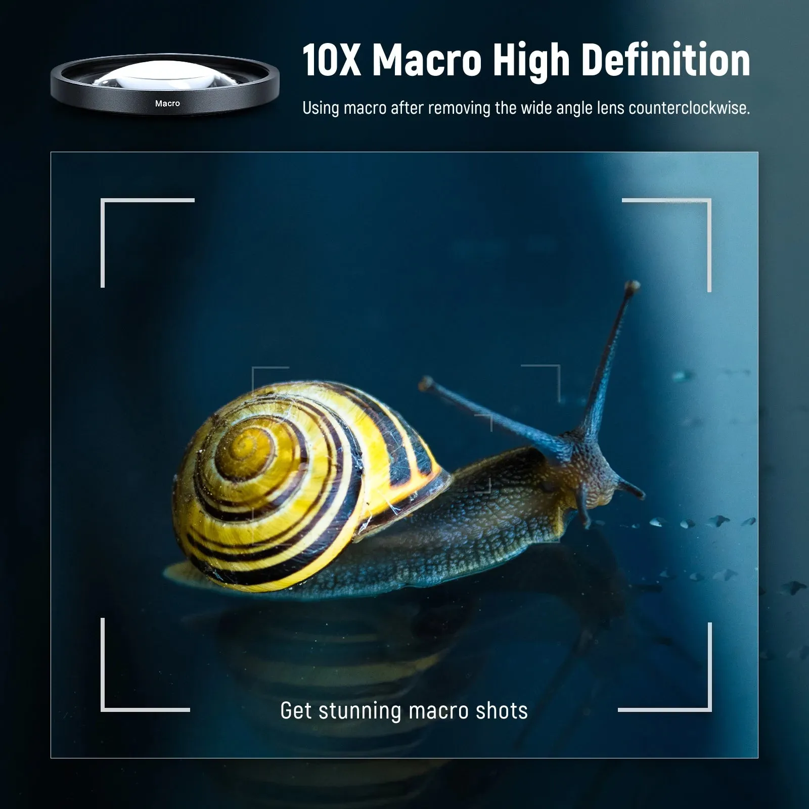 18mm Hd Wide Angle & 10x Macro Lens for Canon G7x Mark Iii Camera