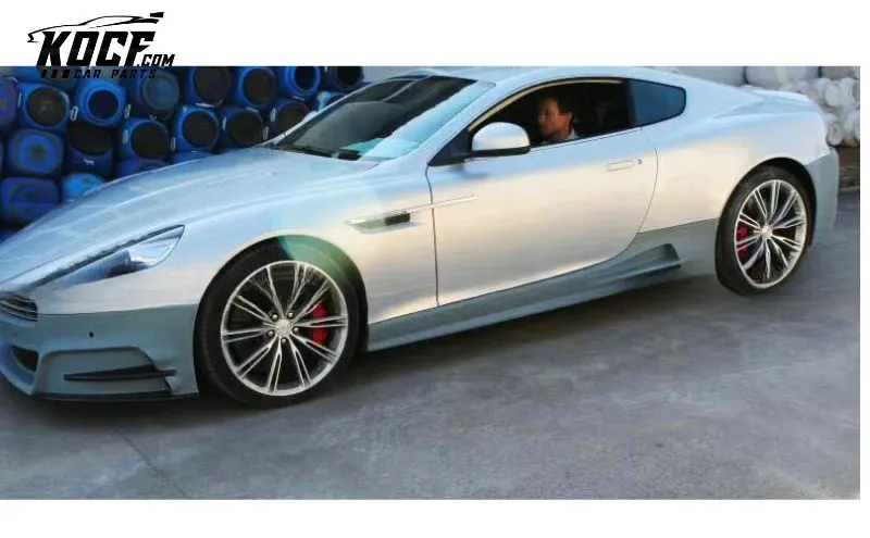 2012-2016 Aston Martin Db9 Mn Style Fiberglass Body Kits Included Fog Light & Exhaust Tip (Fb/rb/ss)