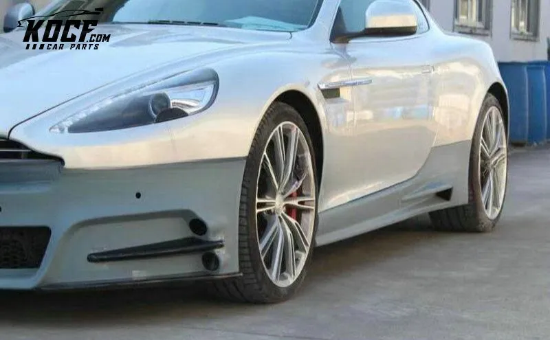2012-2016 Aston Martin Db9 Mn Style Fiberglass Body Kits Included Fog Light & Exhaust Tip (Fb/rb/ss)