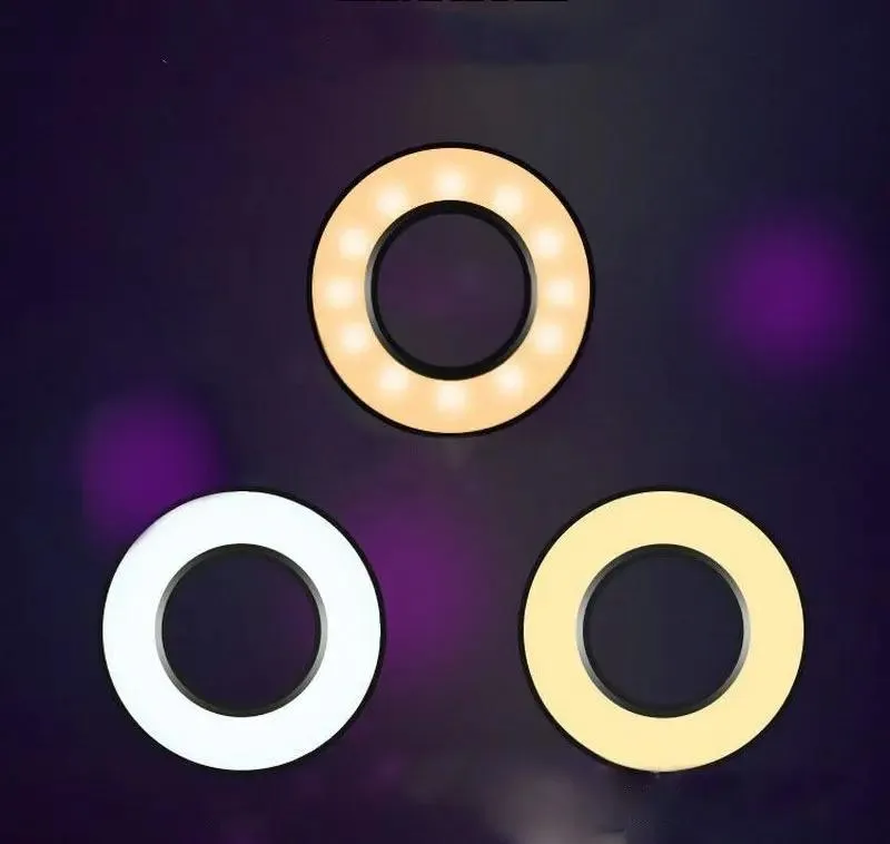 360 Degree Flexible Selfie Ring Light with Phone Holder for Live Streaming | 8 Inch