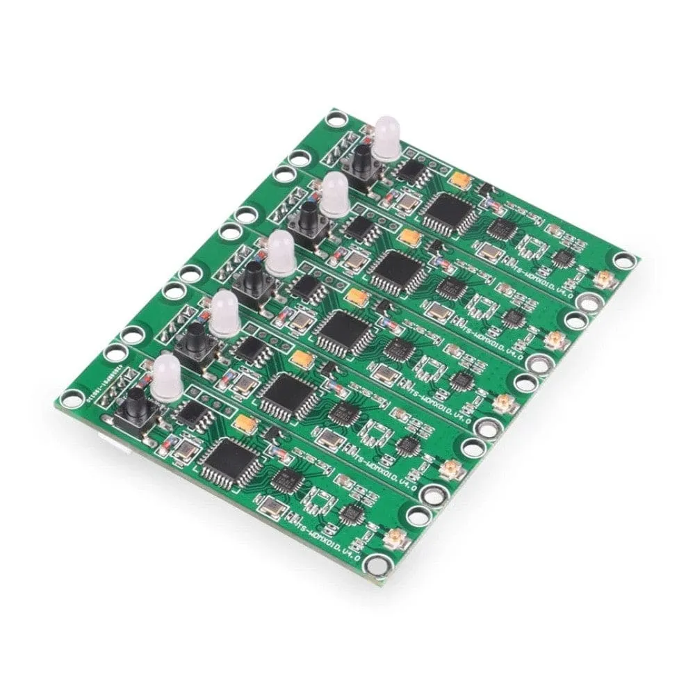 5 Pcs 2.4g Dmx 512 Wireless Controller Pcb Module 2 in 1 Transmitter Receiver for Dmx Stage Light Built-in Wireless Diy