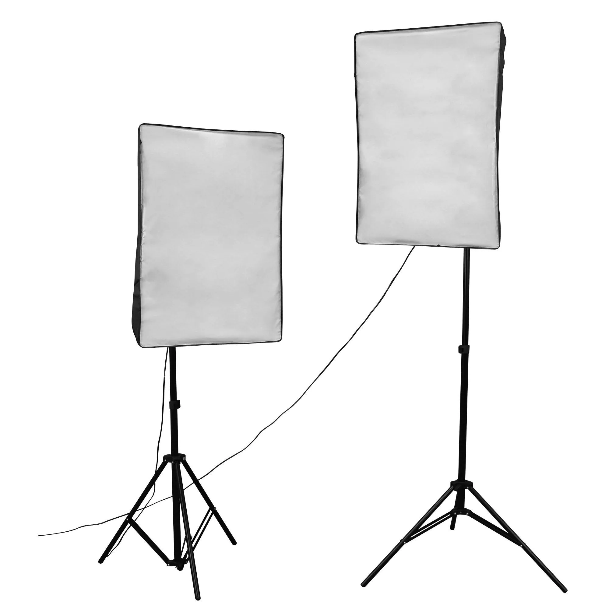 50cm x 70cm Quad Head Double Rectangle Softbox Lighting Set