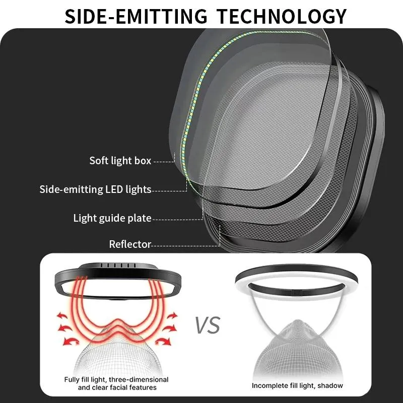 9-Inch Rotatable Led Fill Light For Live Streaming Photography
