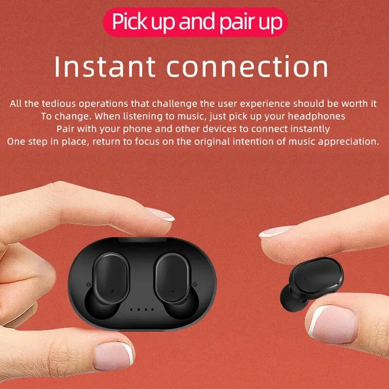 A6s Tws Wireless Earphones Sport Bluetooth Headphones for Xiaomi Huawei Iphone