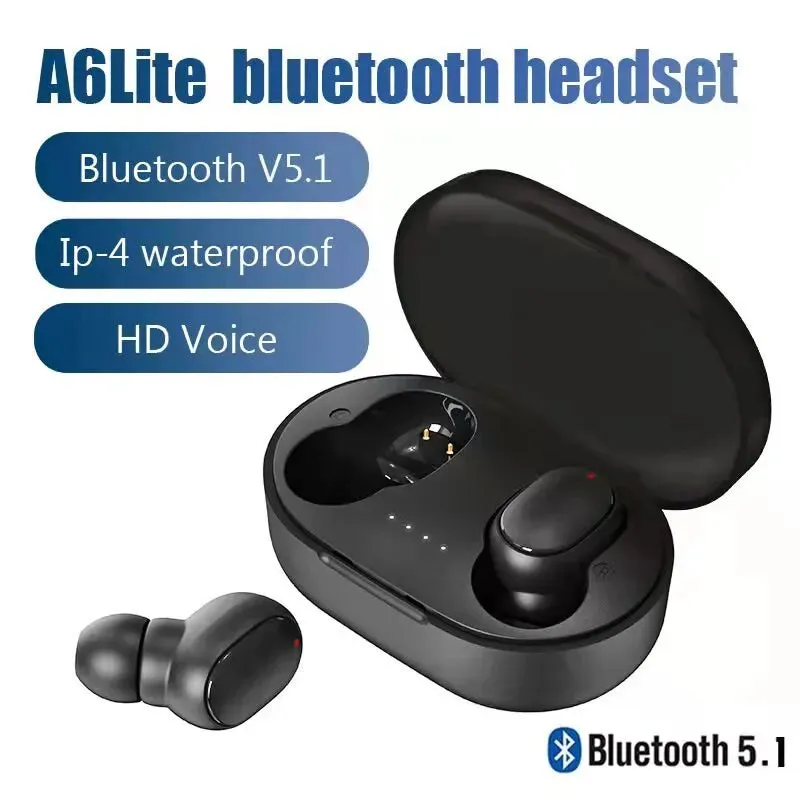 A6s Tws Wireless Earphones Sport Bluetooth Headphones for Xiaomi Huawei Iphone