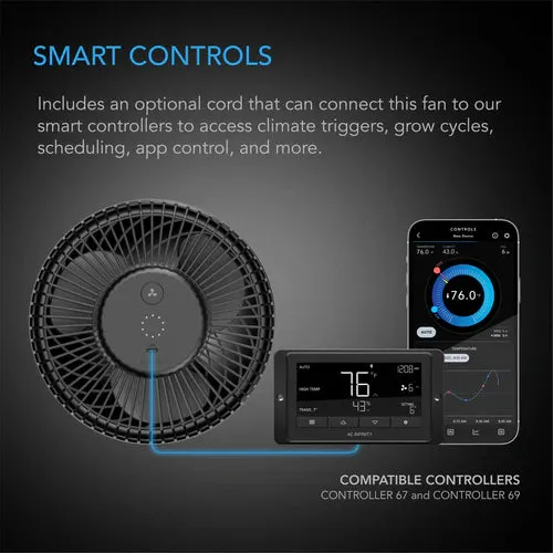 AC Infinity Cloudray A6 EC *MANUAL* Clip Fan (AC-CCA6) - GEN 2