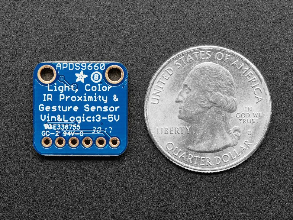 Adafruit APDS9960 Proximity, Light, RGB, and Gesture Sensor