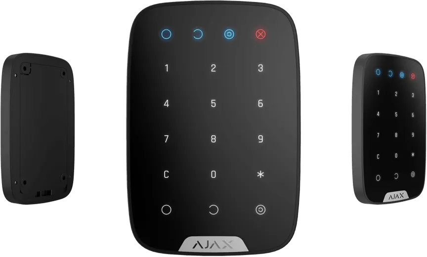AJAX KEYPAD Wireless Touch Keyboard Black