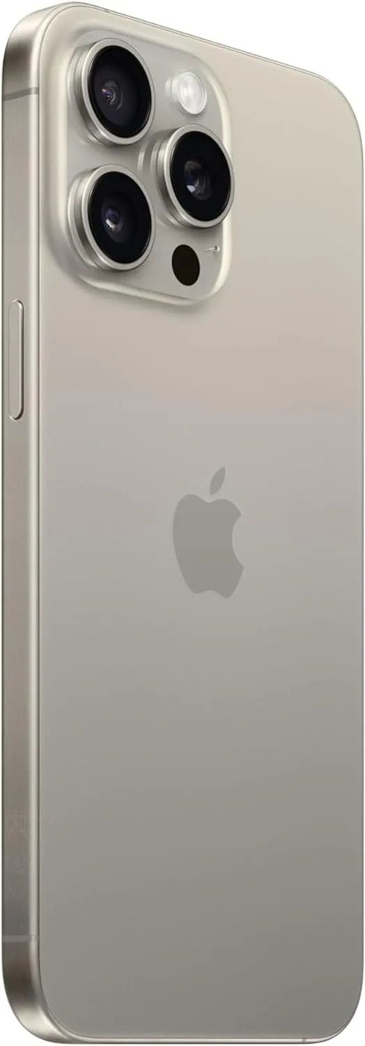 Apple iPhone 15 Pro Max, 256GB, Natural Titanium, Unlocked