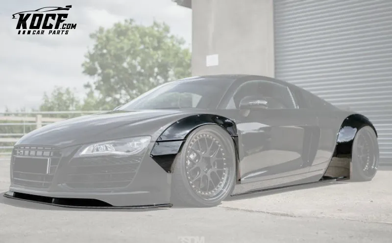 AUDI R8 V8 06-12 Coupe LB Style Fiberglass Wide Full Body Kits 15pcs