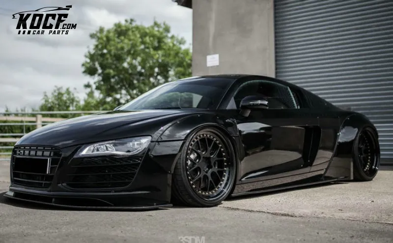 AUDI R8 V8 06-12 Coupe LB Style Fiberglass Wide Full Body Kits 15pcs