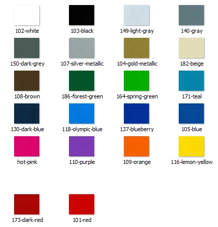 Auto Golf Cart Decals Stickers GC69 Select Colors