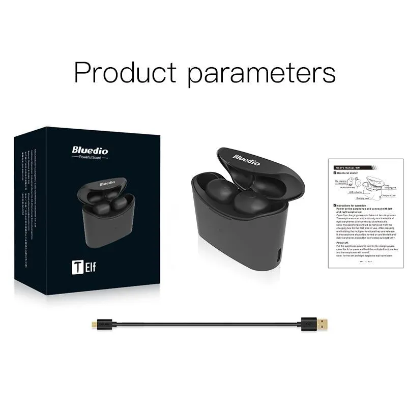 Bluetooth 5.0 Wireless Earbuds with Charging Case