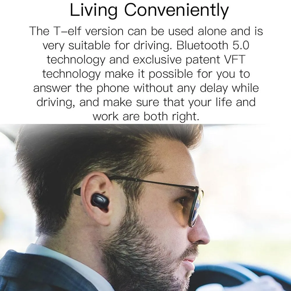 Bluetooth 5.0 Wireless Earbuds with Charging Case
