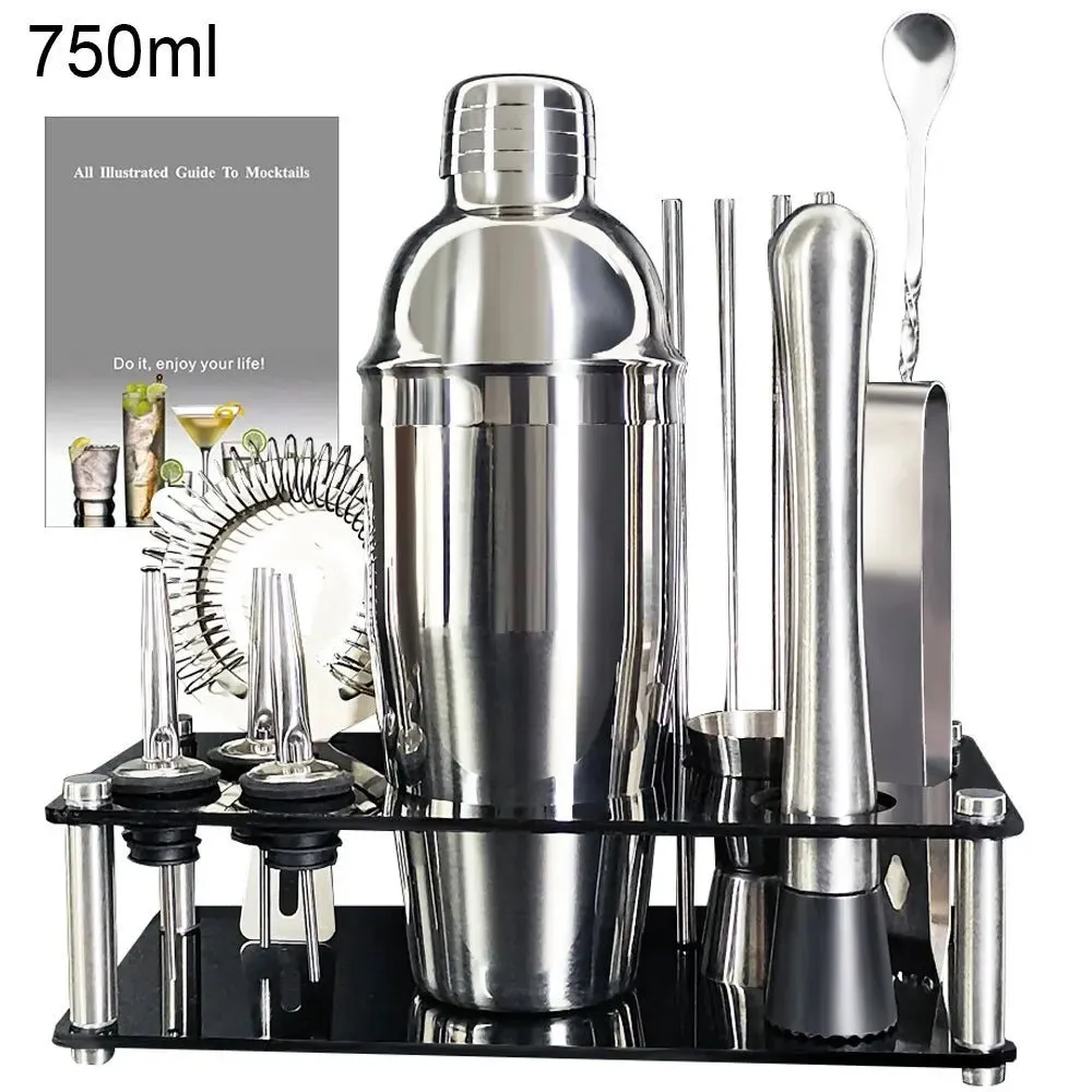 Boston Cocktail Shaker Bar Tools Mixer Set