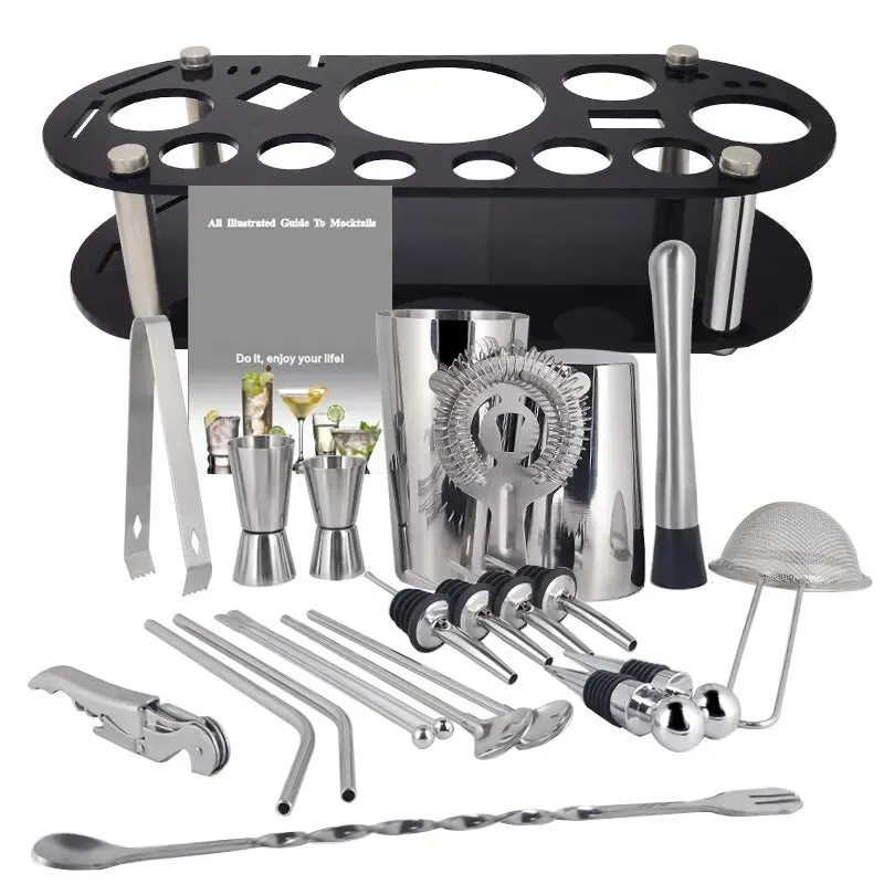 Boston Cocktail Shaker Bar Tools Mixer Set