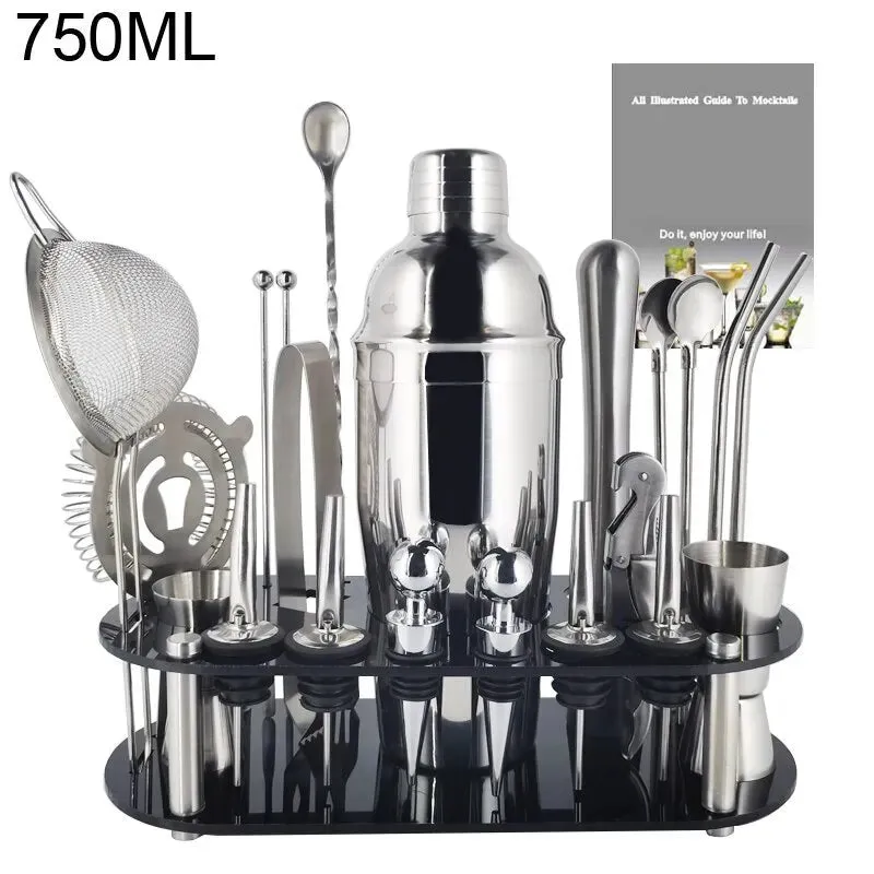 Boston Cocktail Shaker Bar Tools Mixer Set