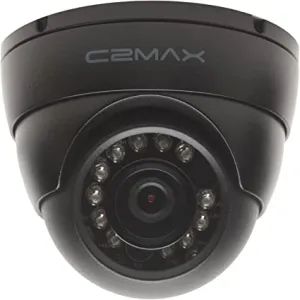 C2MAX 720P High Definition IR Dome Camera - Black | C2-HD1P-DF3B