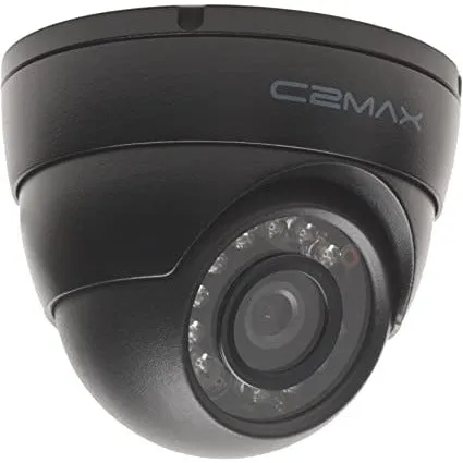 C2MAX 720P High Definition IR Dome Camera - Black | C2-HD1P-DF3B