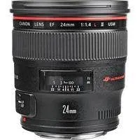 Canon EF 24mm f/1.4 L USM II Wide Angle Lens   UV Filter   Lens Case   Zing MicroFiber Cleaning Cloth   Lens Pen Cleaner   Lens Accessory Saver Bundle