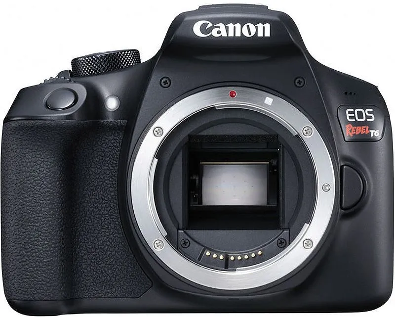 Canon EOS Rebel T6 EF-S 18-55mm   EF 75-300mm Double Zoom Kit - 1159C008