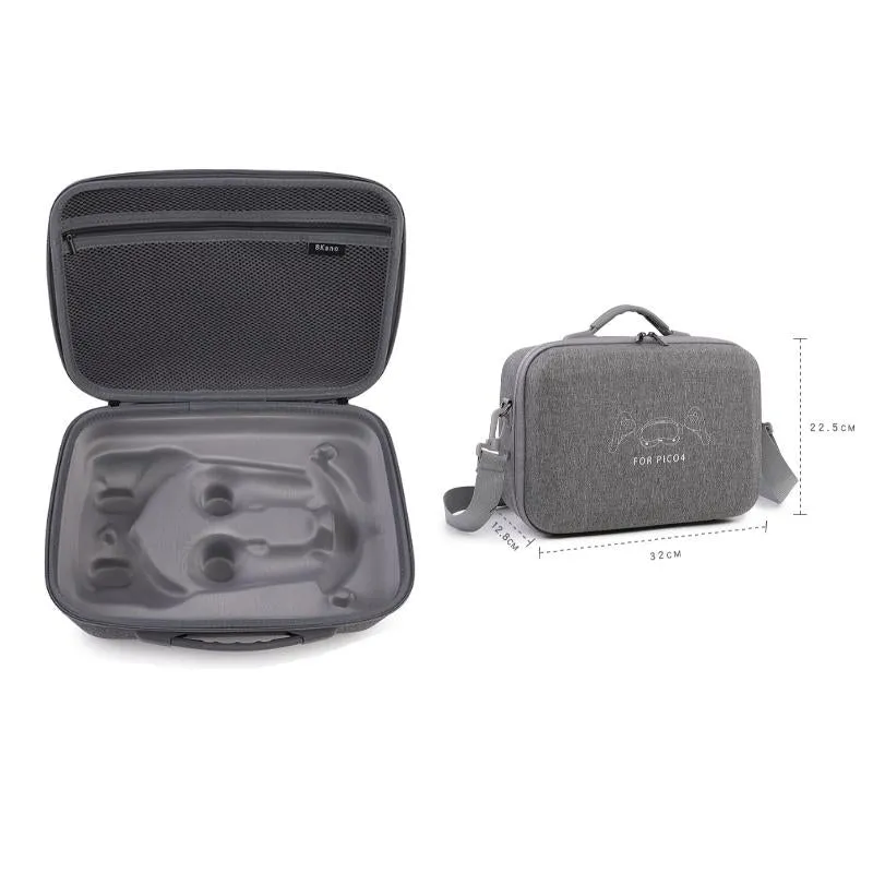 Compact Vr Storage Bag for Pico 4 - Hard Shell