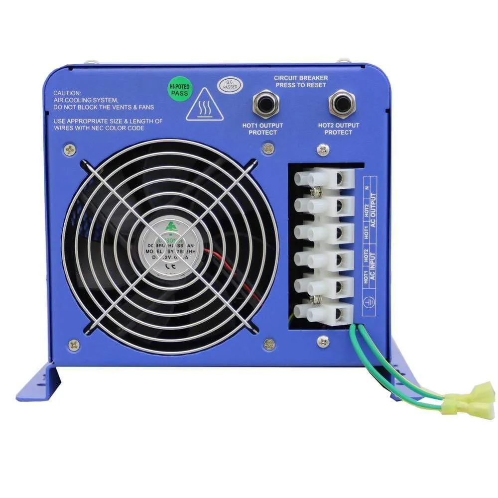 Complete Off-Grid Solar System - 4,000 Watt 12VDC Inverter/Charger 120/240V Output   400 Watts Solar | [OGK-8]
