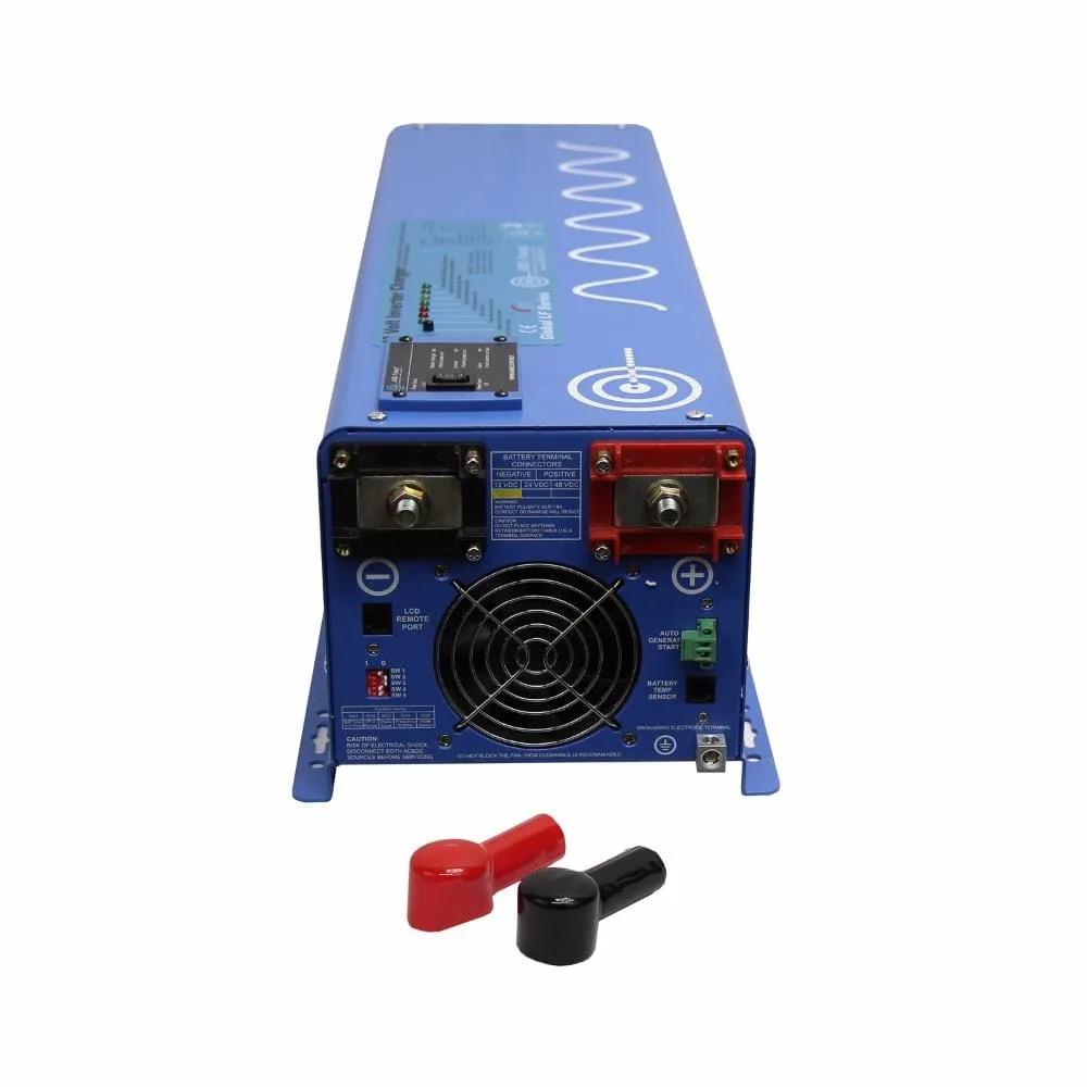 Complete Off-Grid Solar System - 4,000 Watt 12VDC Inverter/Charger 120/240V Output   400 Watts Solar | [OGK-8]
