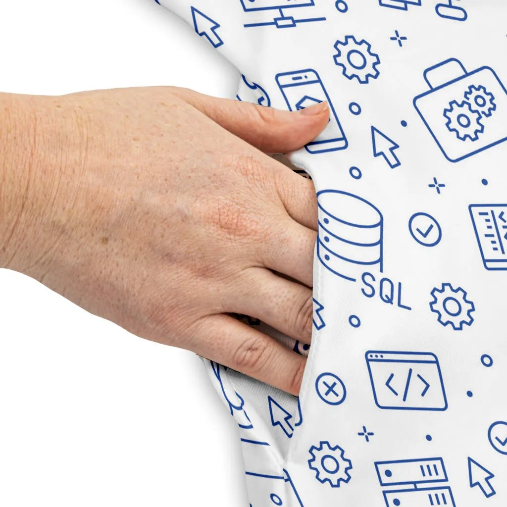 Computer Software Engineer White Dress