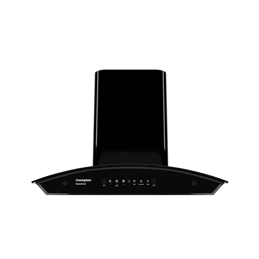 Crompton SensoSmart Curved 60cm Baffle Filter Chimney