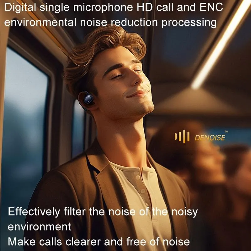 Crystal Air Conduction Bluetooth Earphones - Openbuds Ows
