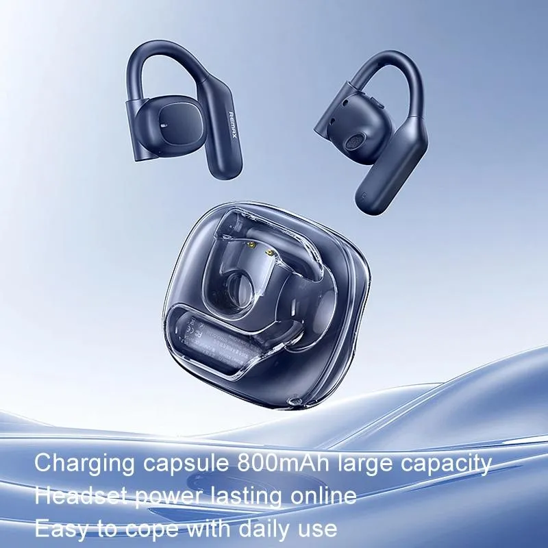 Crystal Air Conduction Bluetooth Earphones - Openbuds Ows