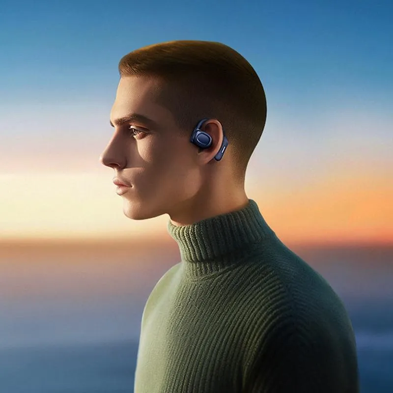 Crystal Air Conduction Bluetooth Earphones - Openbuds Ows