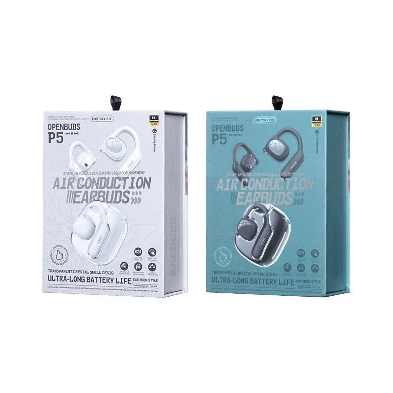 Crystal Air Conduction Bluetooth Earphones - Openbuds Ows