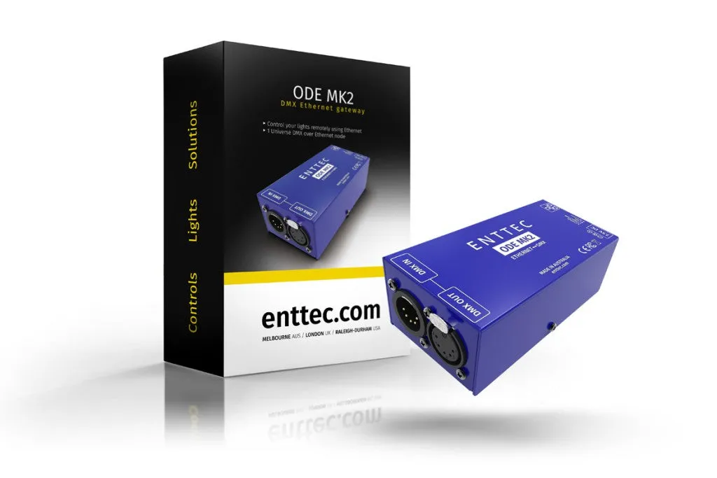 Enttec ODE (Open DMX Ethernet) Mk2
