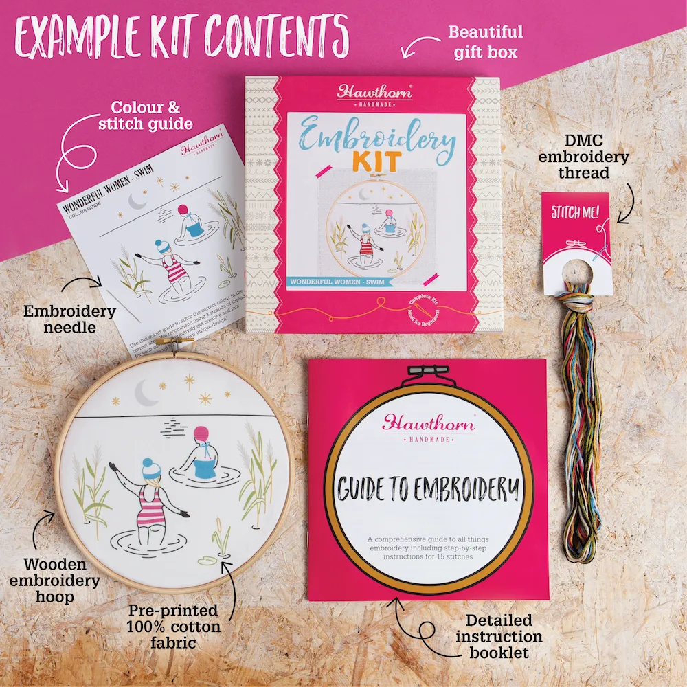 Explore Embroidery Kit (Wonderful Women Collection)
