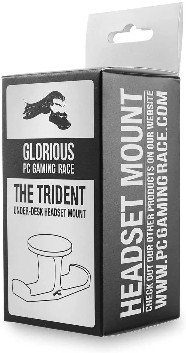 Glorious PC Gaming Race the Trident Under-Desk Headset Mount