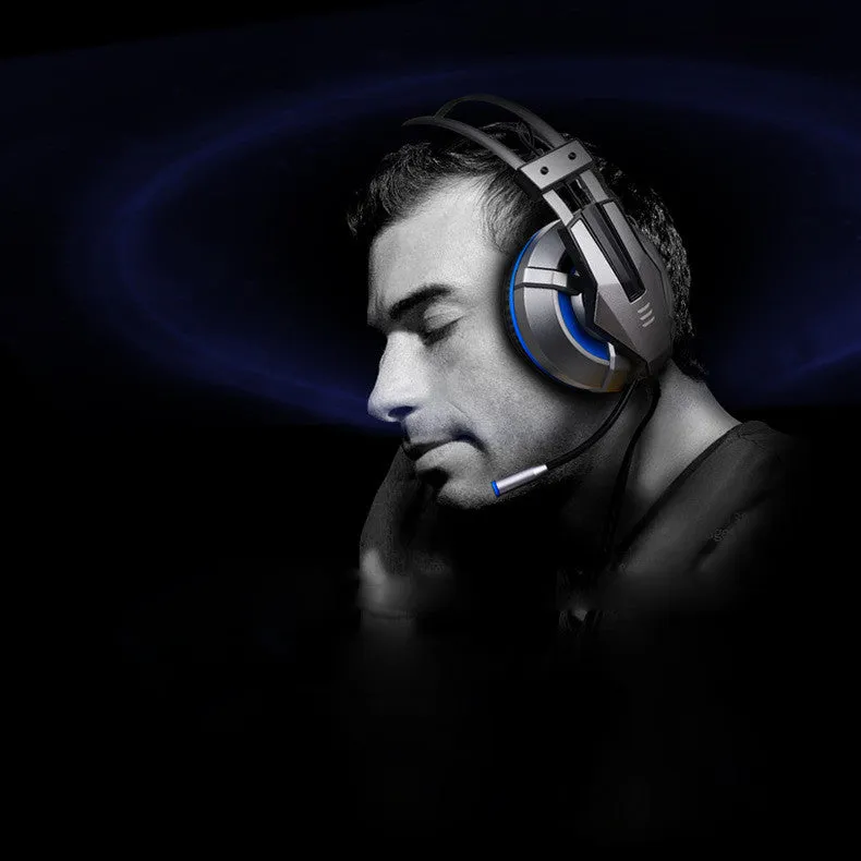 Head-mounted gaming headset