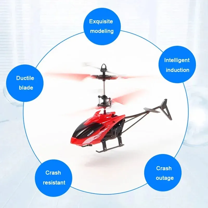 Induction Flying Helicopter Toy
