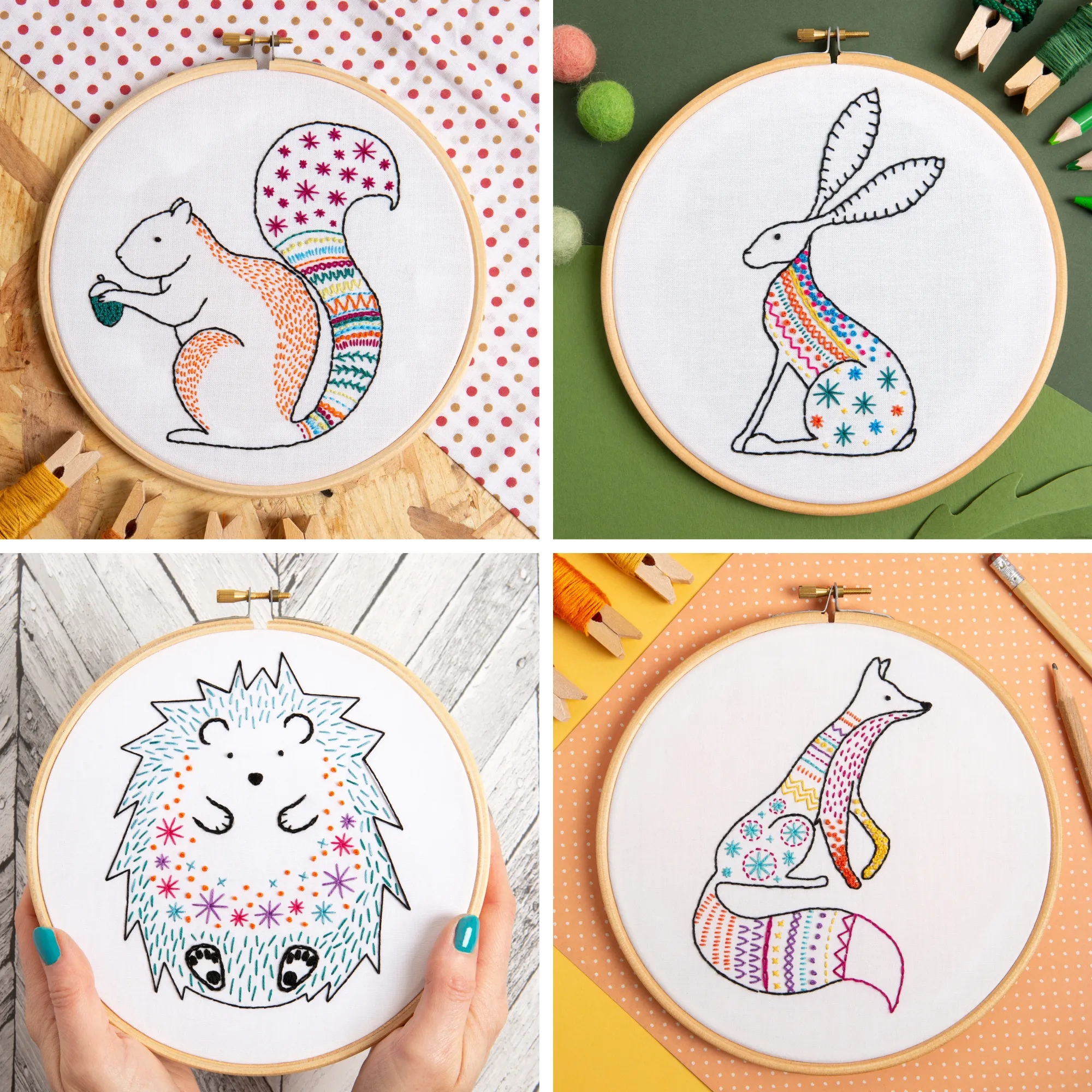 Into the Woods Embroidery Bundle
