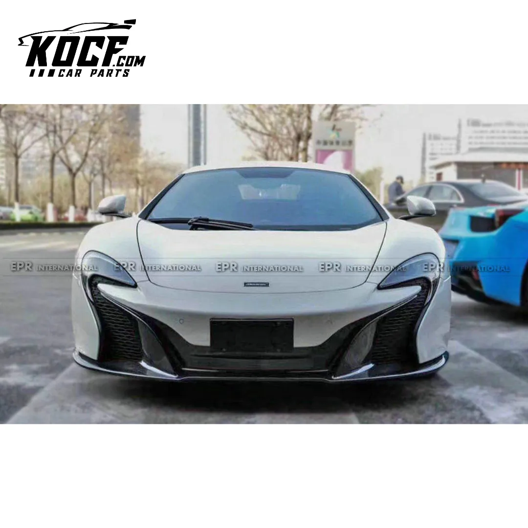 MCLAREN 14-16 650S FRONT BUMPER BOTTOM LIP SPLITTER (FIT MP4 UPGRADE REQUIRE FULL KITS & HEADLIGHT)