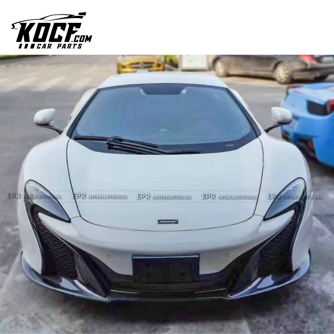 MCLAREN 14-16 650S FRONT BUMPER BOTTOM LIP SPLITTER (FIT MP4 UPGRADE REQUIRE FULL KITS & HEADLIGHT)