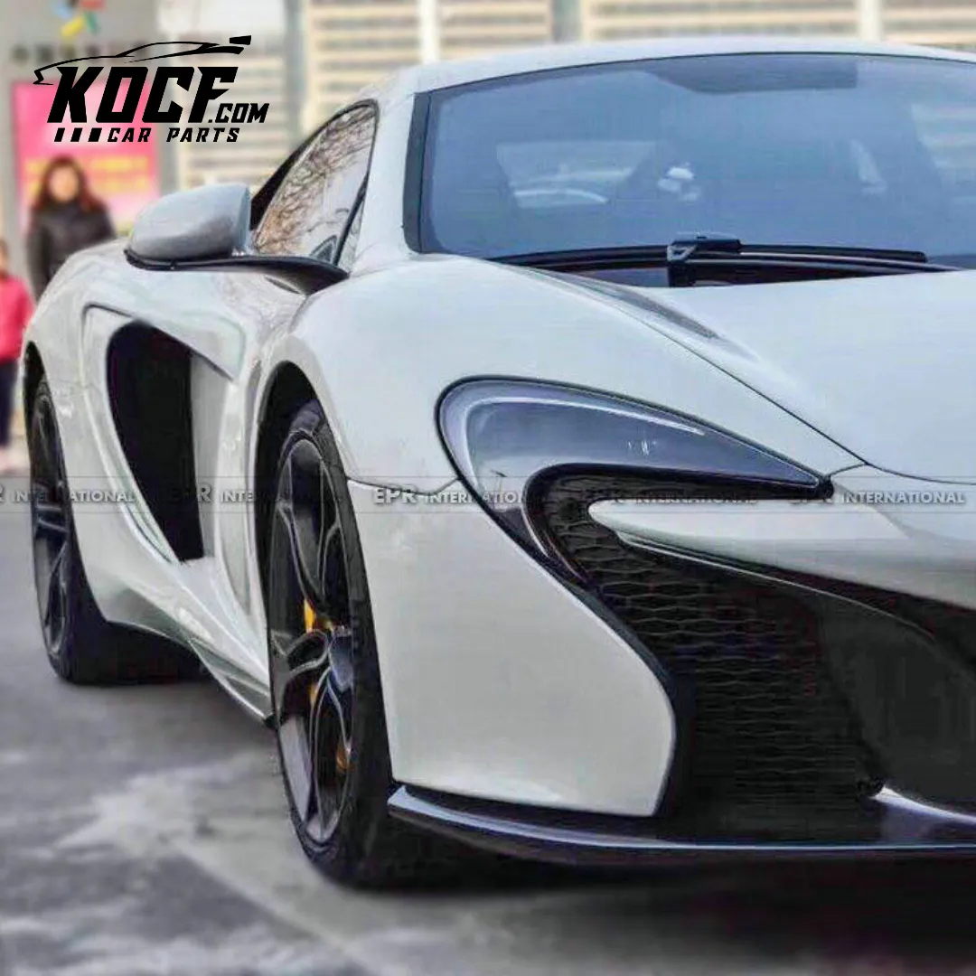 MCLAREN 14-16 650S FRONT BUMPER BOTTOM LIP SPLITTER (FIT MP4 UPGRADE REQUIRE FULL KITS & HEADLIGHT)