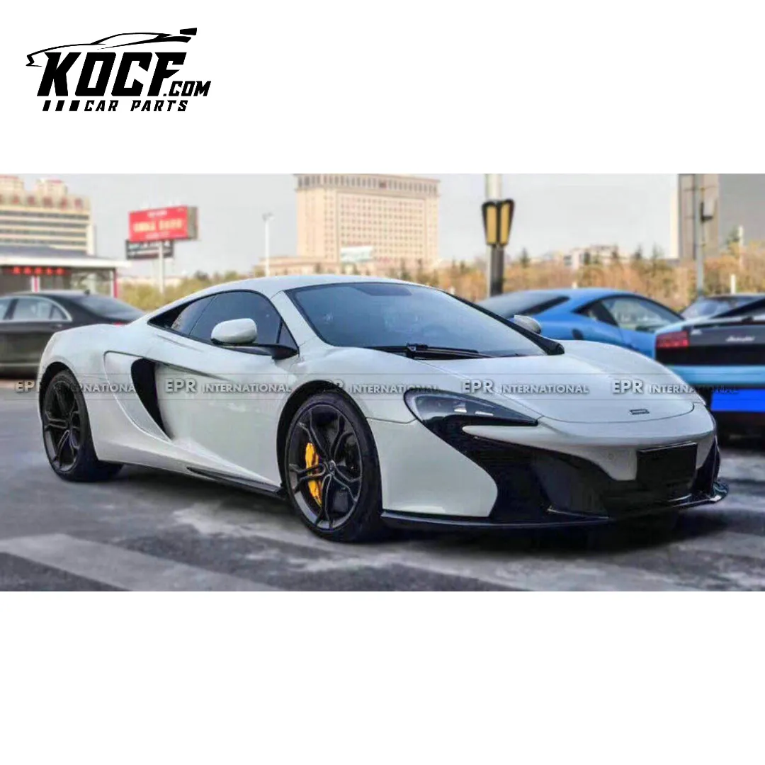 MCLAREN 14-16 650S FRONT BUMPER BOTTOM LIP SPLITTER (FIT MP4 UPGRADE REQUIRE FULL KITS & HEADLIGHT)