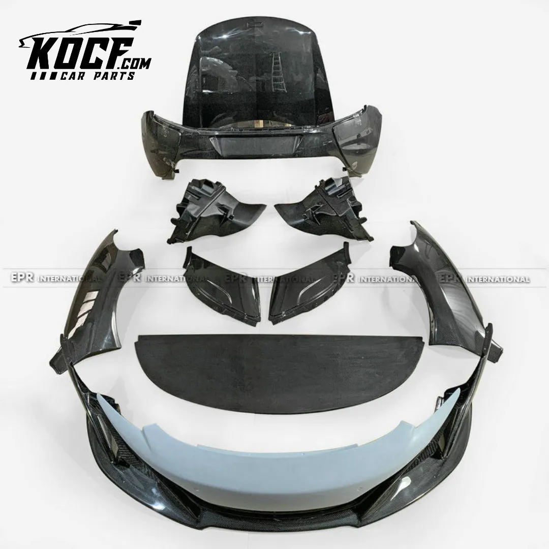 MCLAREN 14-16 650S REAR BUMPER WITH SIDE COVER 3PCS (FIT MP4 UPGRADE REQUIRE FULL KITS & HEADLIGHT)