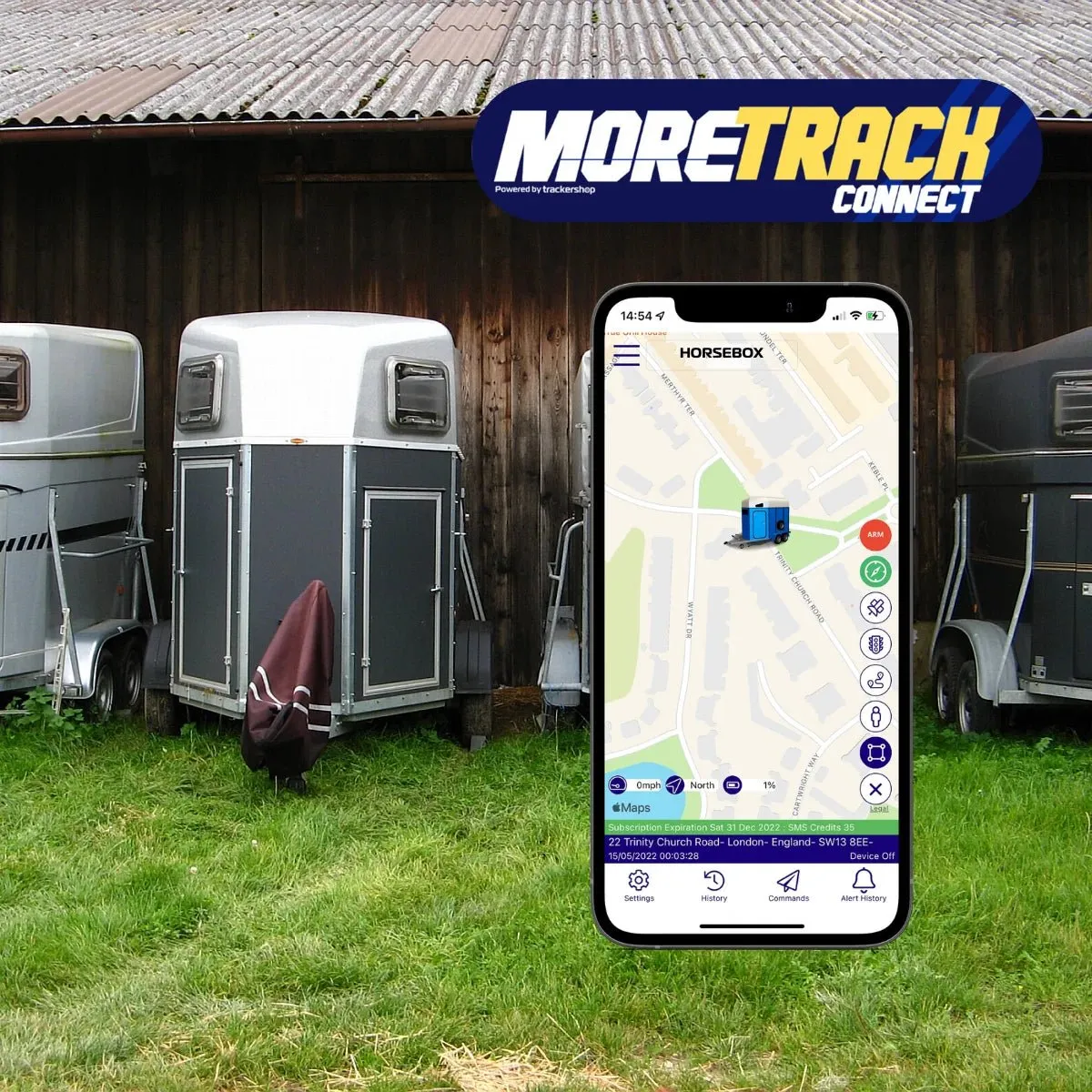 MoreTrack GPS HorseBox Vehicle Tracker