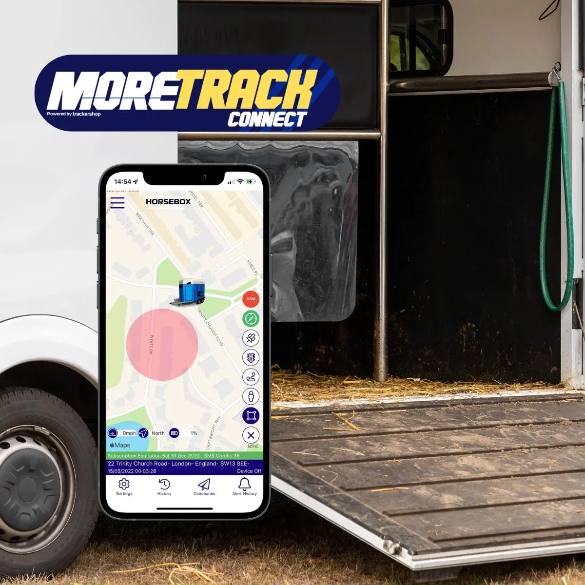 MoreTrack GPS HorseBox Vehicle Tracker