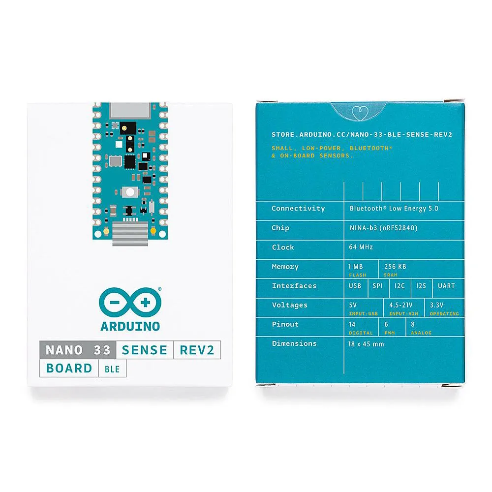 Nano 33 BLE Sense Rev2